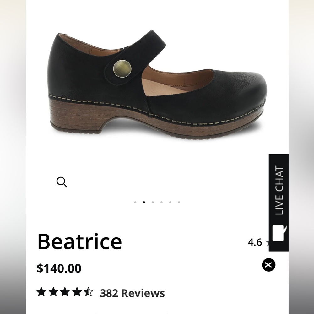 Brand new never worn Beatrice Danskos. Size 42